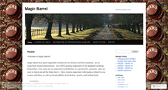 Desktop Screenshot of magicbarrel.wordpress.com