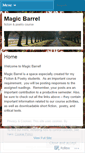 Mobile Screenshot of magicbarrel.wordpress.com