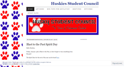 Desktop Screenshot of huskystudentcouncil.wordpress.com