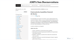 Desktop Screenshot of ampasanbuenaventura.wordpress.com