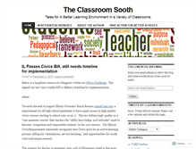 Tablet Screenshot of classroomsooth.wordpress.com