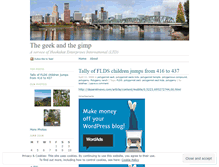 Tablet Screenshot of geekandthegimp.wordpress.com
