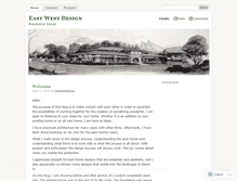Tablet Screenshot of eastwestdesign.wordpress.com