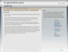 Tablet Screenshot of patriciag.wordpress.com