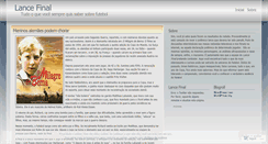 Desktop Screenshot of lancefinal.wordpress.com