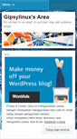 Mobile Screenshot of gipsylinux.wordpress.com
