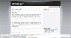 Desktop Screenshot of cardprinterreviews.wordpress.com