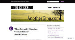 Desktop Screenshot of anotherking.wordpress.com