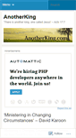 Mobile Screenshot of anotherking.wordpress.com