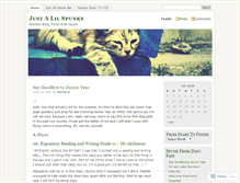 Tablet Screenshot of justalilspunky.wordpress.com