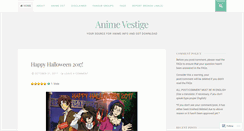 Desktop Screenshot of animevestige.wordpress.com