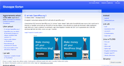 Desktop Screenshot of giuseppegortan.wordpress.com
