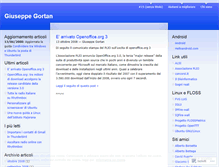 Tablet Screenshot of giuseppegortan.wordpress.com