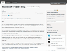 Tablet Screenshot of drummerboy0511.wordpress.com