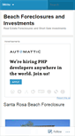 Mobile Screenshot of beachforeclosures.wordpress.com