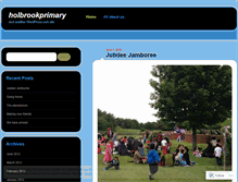 Tablet Screenshot of holbrookprimary.wordpress.com