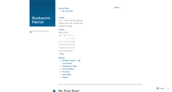 Desktop Screenshot of bookwormpatriot.wordpress.com