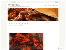 Tablet Screenshot of nycbbq.wordpress.com