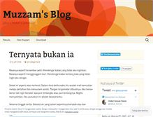 Tablet Screenshot of muzzam.wordpress.com