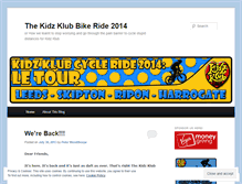 Tablet Screenshot of kidzklubcycle.wordpress.com