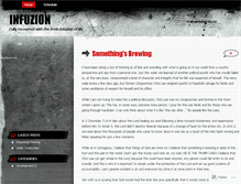 Tablet Screenshot of infuzing.wordpress.com