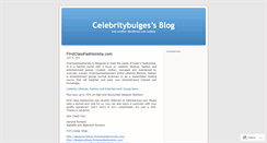 Desktop Screenshot of celebritybulges.wordpress.com