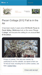 Mobile Screenshot of pecancottage.wordpress.com