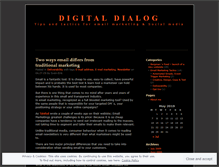 Tablet Screenshot of digitaldialog.wordpress.com