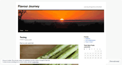 Desktop Screenshot of flavourjourney.wordpress.com