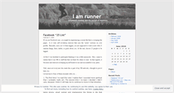 Desktop Screenshot of iamrunner.wordpress.com