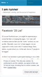 Mobile Screenshot of iamrunner.wordpress.com