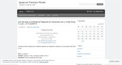 Desktop Screenshot of igrejaemmorato.wordpress.com
