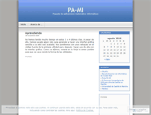 Tablet Screenshot of pami2008.wordpress.com