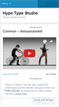 Mobile Screenshot of hypetype.wordpress.com