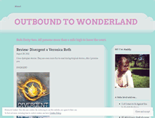 Tablet Screenshot of outboundtowonderland.wordpress.com