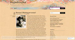 Desktop Screenshot of freypethospital.wordpress.com