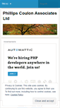 Mobile Screenshot of phillipscoulon.wordpress.com