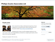 Tablet Screenshot of phillipscoulon.wordpress.com