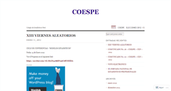 Desktop Screenshot of coespe.wordpress.com