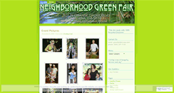 Desktop Screenshot of greenfair.wordpress.com