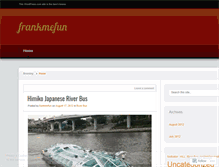 Tablet Screenshot of frankmefun.wordpress.com
