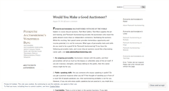 Desktop Screenshot of plymouthauctioneering.wordpress.com
