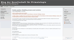 Desktop Screenshot of gfprimatologie.wordpress.com