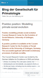 Mobile Screenshot of gfprimatologie.wordpress.com