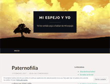 Tablet Screenshot of miespejo.wordpress.com