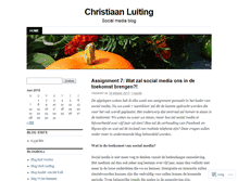 Tablet Screenshot of christiaanluiting.wordpress.com
