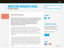 Tablet Screenshot of moazzamhusain.wordpress.com