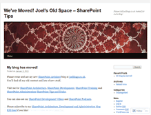 Tablet Screenshot of joelsoldblog.wordpress.com