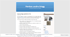 Desktop Screenshot of henke2.wordpress.com