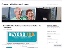 Tablet Screenshot of nurtureconnect.wordpress.com